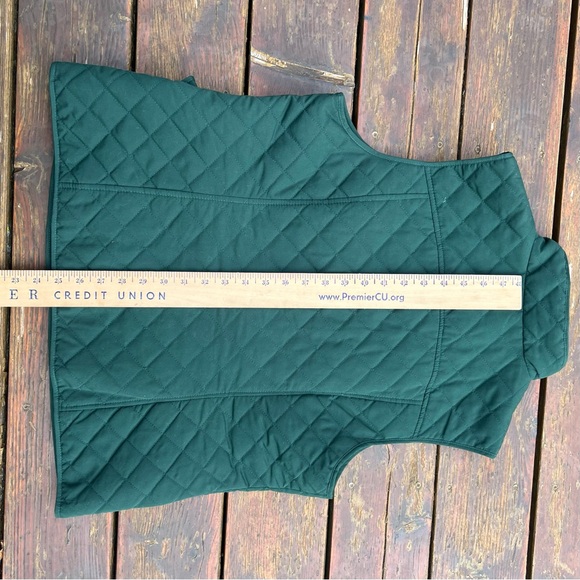 GH BASS GREEN QUILTED VEST  SIZE LARGE - Picture 7 of 7